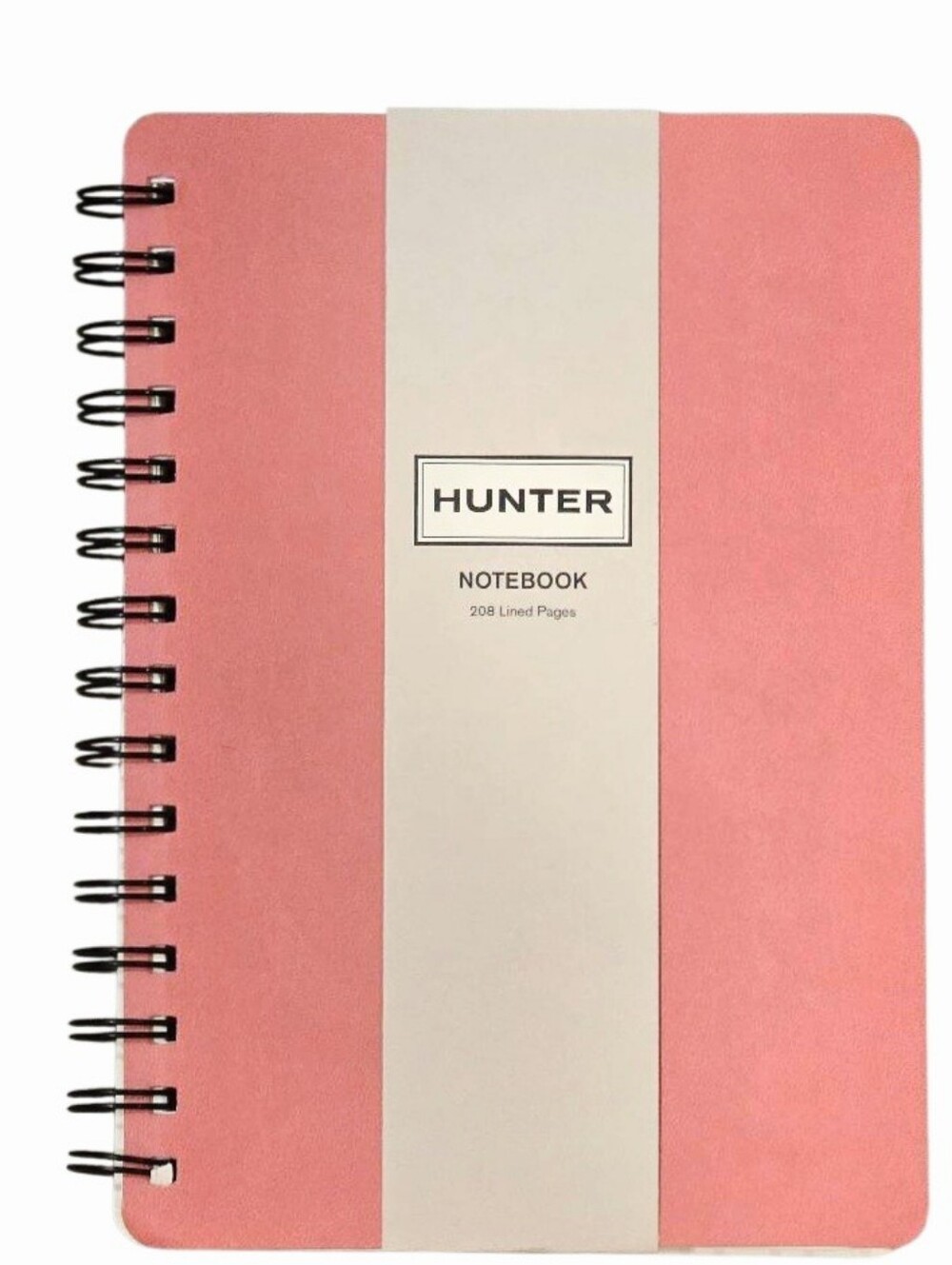 Hunter Spiral-Bound Notebook- Coral